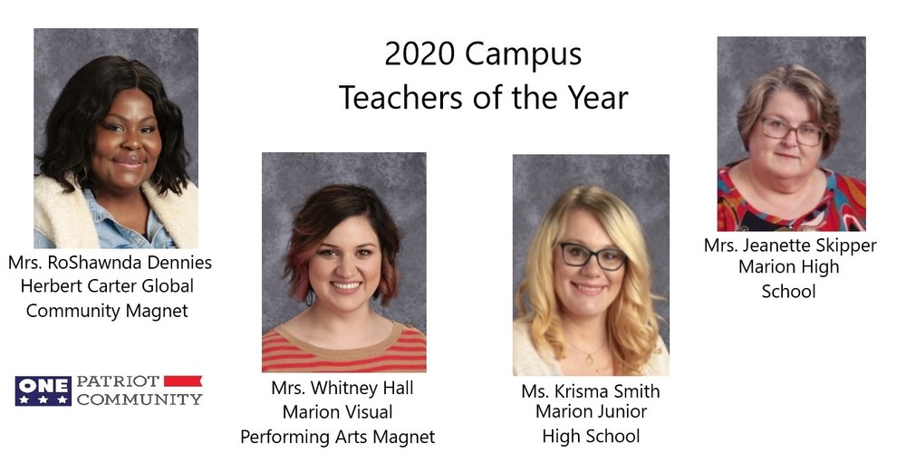 Marion Picks Top Educators for 2020