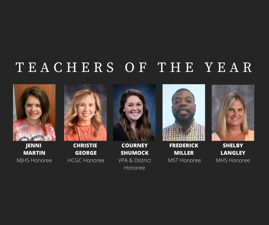 Teachers of the Year announced