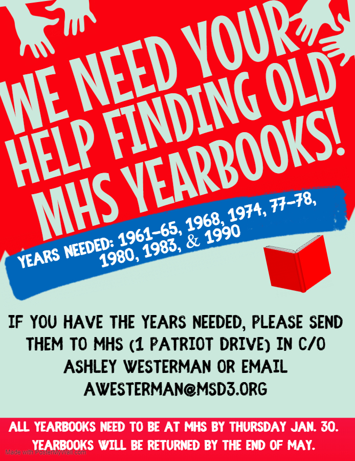 YEARBOOKS NEEDED