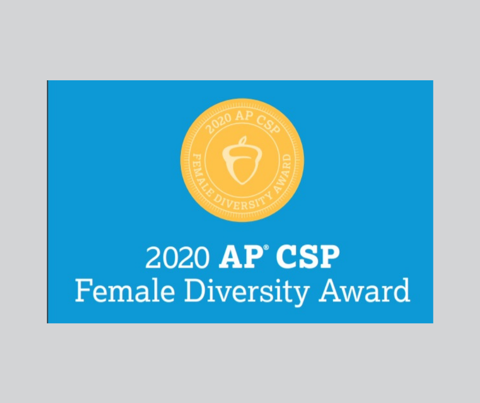 MHS recognized for computer science diversity