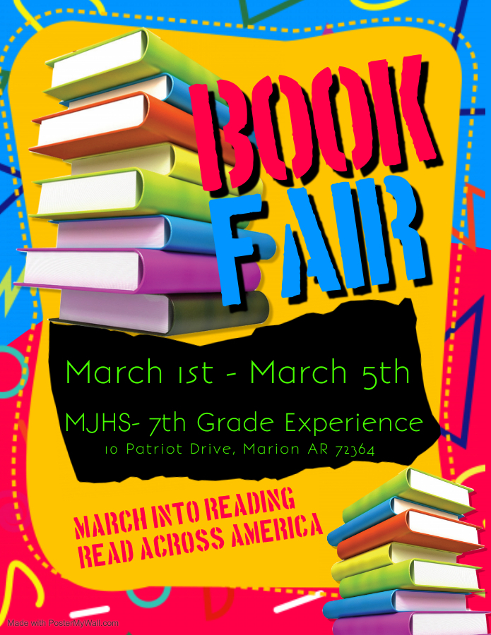 7th Grade Book Fair Coming Up! Let's MARCH Into Reading!!