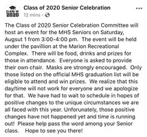 2020 Senior Celebration