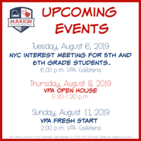 VPA Upcoming Events