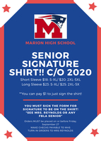 SENIOR SIGNATURE SHIRTS!!