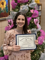 Teacher Impact Award given to Mrs. Patricia Rebick