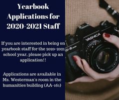 2020-2021 Yearbook Staff