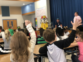 Marion Fire Department Visits MST Kindergarten