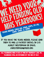 YEARBOOKS NEEDED