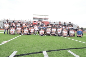 Decals with Patriots & Senior Banner Presentation
