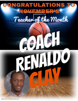 NOV. TEACHER OF THE MONTH