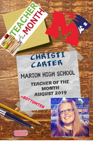 MHS TEACHER OF THE MONTH: CHRISTI CARTER