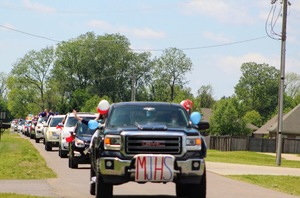 MJHS Teachers and Administrators Parade Through the City