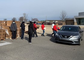 MSD helps distribute 1,200 boxes of food during community event