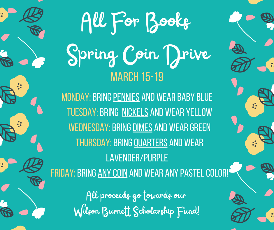 All for Books Coin Drive
