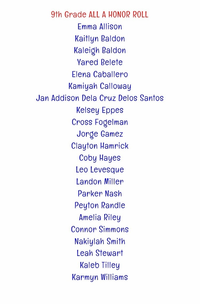 honor Roll