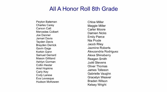 honor roll