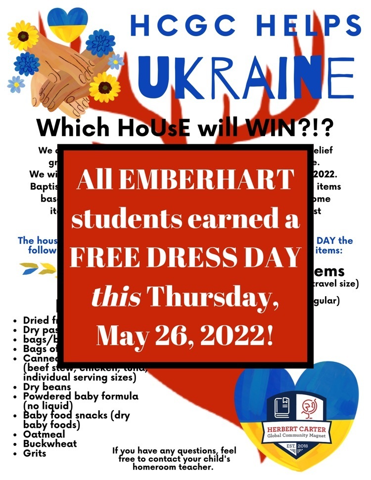 Ukraine & Emberhart Free Dress Day