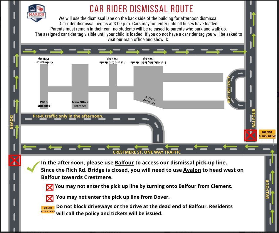 dismissal route