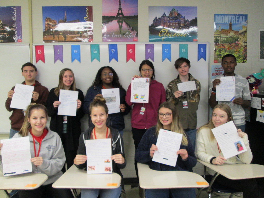 FRENCH CLASS PEN PALS